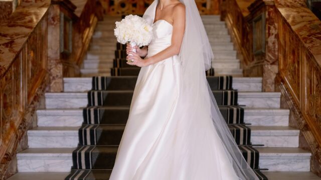 Photographer: Camilla Joy Photography. Bride wearing white modern dress.