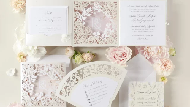 Wedding Stationery: Cartalia. Opulent wedding invitations.