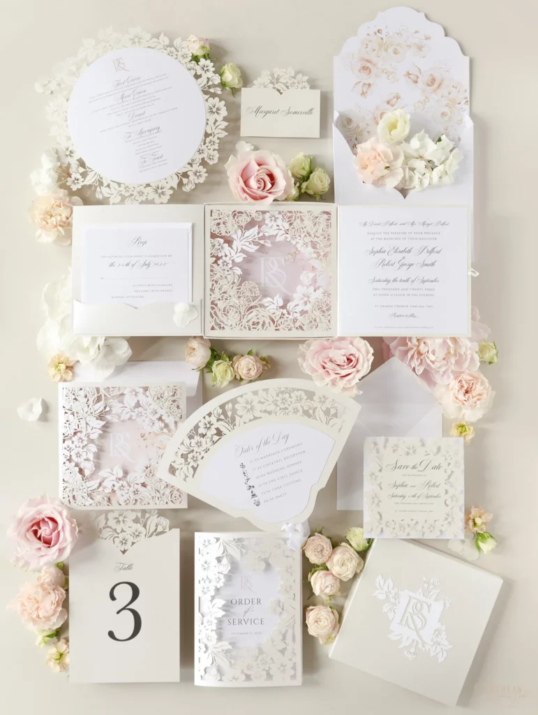 Wedding Stationery: Cartalia. Opulent wedding invitations.