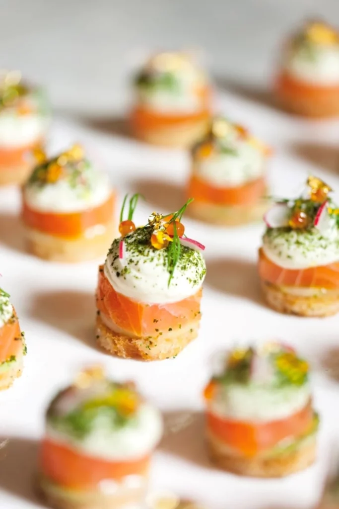 Catering: Rocket Food. Wedding canapés