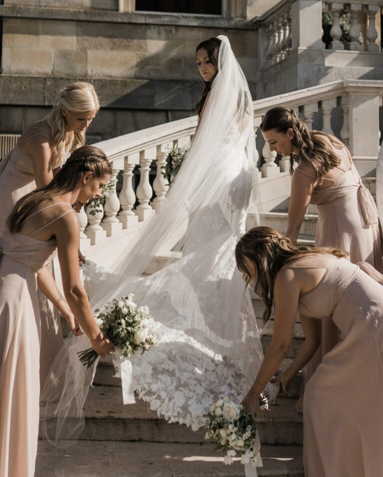 Blush Wedding Bridesmaids dresses